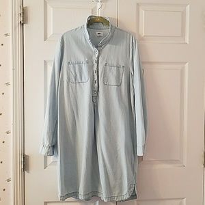 denim shirt dress